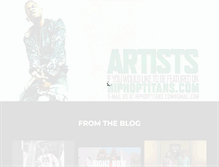 Tablet Screenshot of hiphoptitans.com